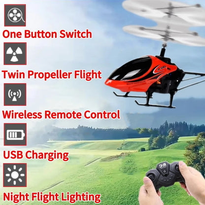 Magic Flying RC Helicopter Remote Control Airplane Mini 3.5 Channel UAV Remote Helicopter with LED Lights Toys Children'S Gift