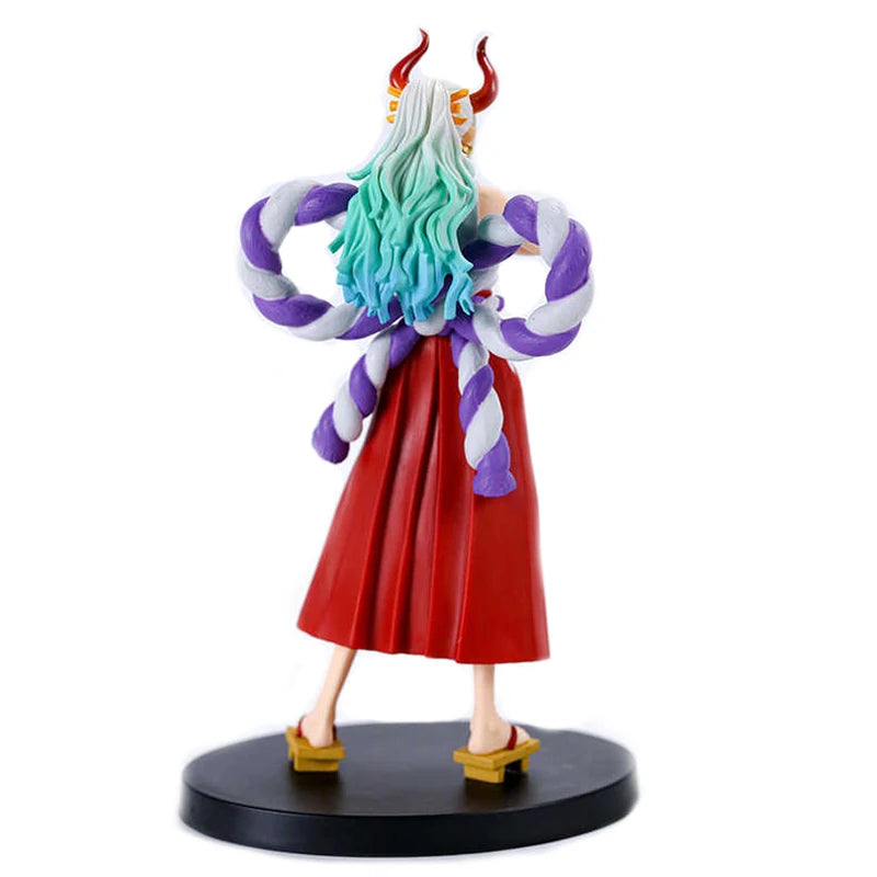 19Cm One Piece Yamato Figure Wano Country the Grandline Lady Toys Figuras Anime Manga Figurine Collection Model Doll Gift