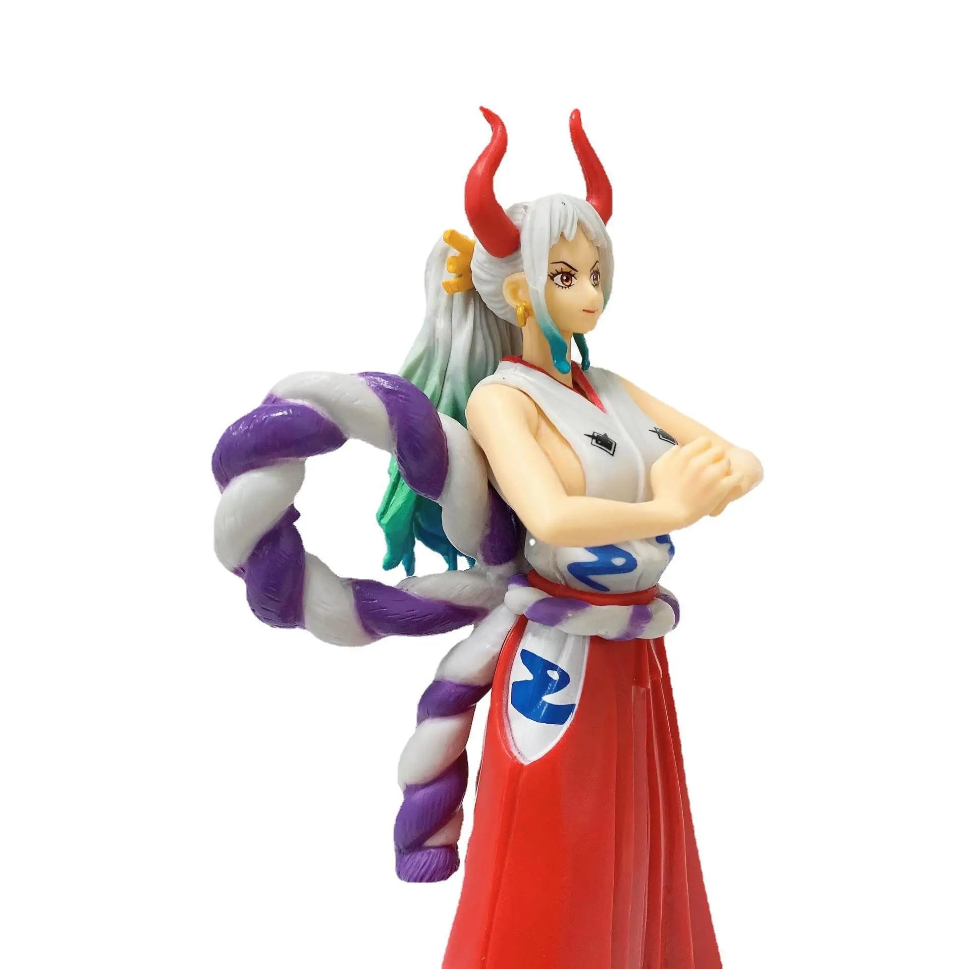 19Cm One Piece Yamato Figure Wano Country the Grandline Lady Toys Figuras Anime Manga Figurine Collection Model Doll Gift