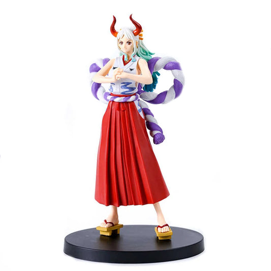19Cm One Piece Yamato Figure Wano Country the Grandline Lady Toys Figuras Anime Manga Figurine Collection Model Doll Gift